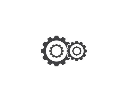 Gear machinery logo vector icon