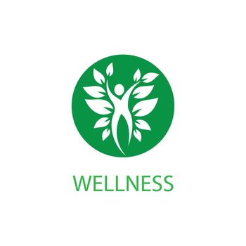 Wellness logo template