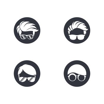 Geek logo template vector icon
