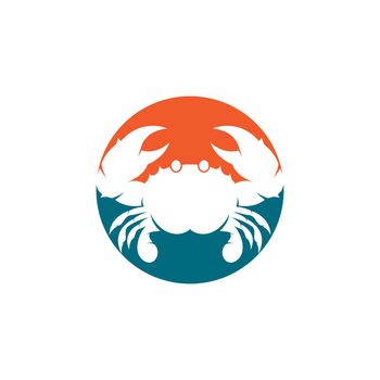 Crab icon vector illustration