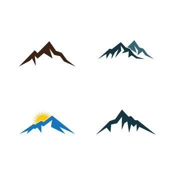 Mountain logo vector icon