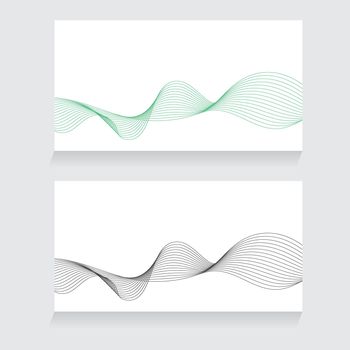 Abstract banner dynamic wave vector creative  background illustration