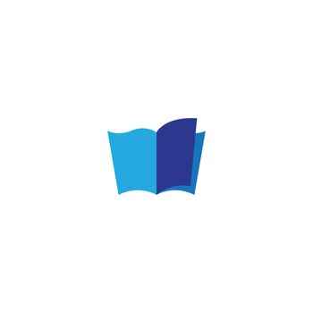 Book logo template vector icon