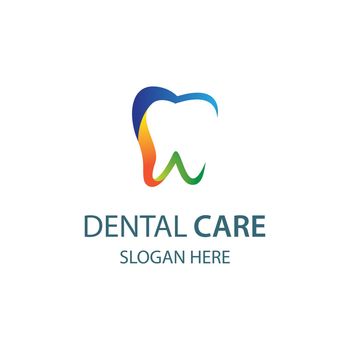 Dental care logo images illustration design