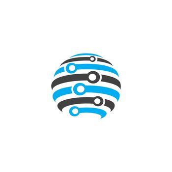 Technology logo images illustration