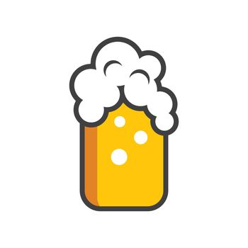 Halal beer logo images illlustration