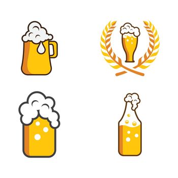 Halal beer logo images illlustration