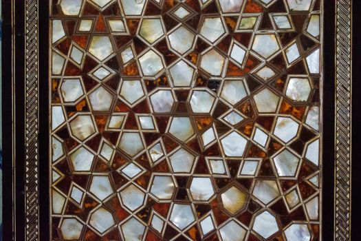 Ottoman art example of Mother of Pearl inlays from Turkey