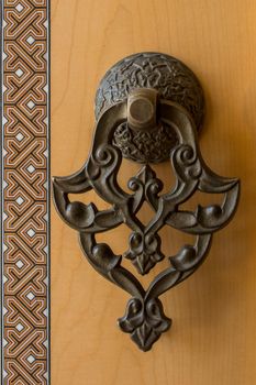 Old Handmade ottoman metal door handle 