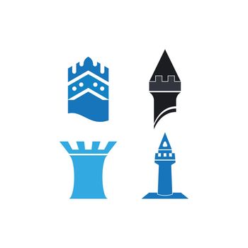 castle logo vector 