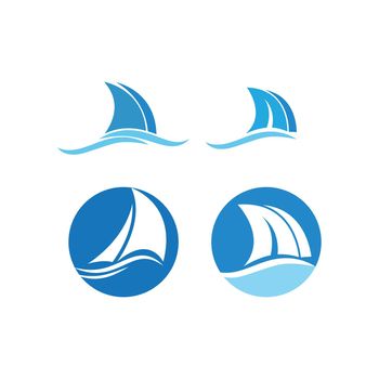 sailing logo vector 
