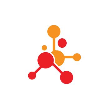 molecule logo vector 