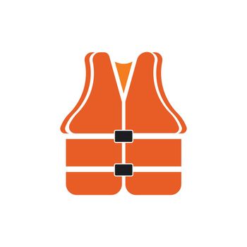 Life vest icon logo