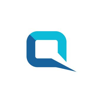 Q letter wave logo
