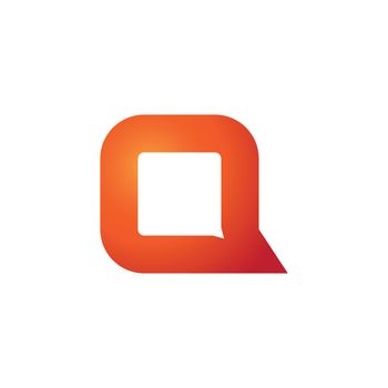 Q letter wave logo
