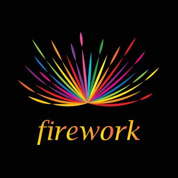 fireworks logo vector 