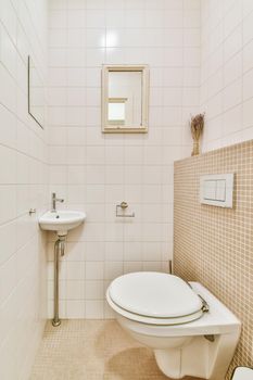 Small clean restroom