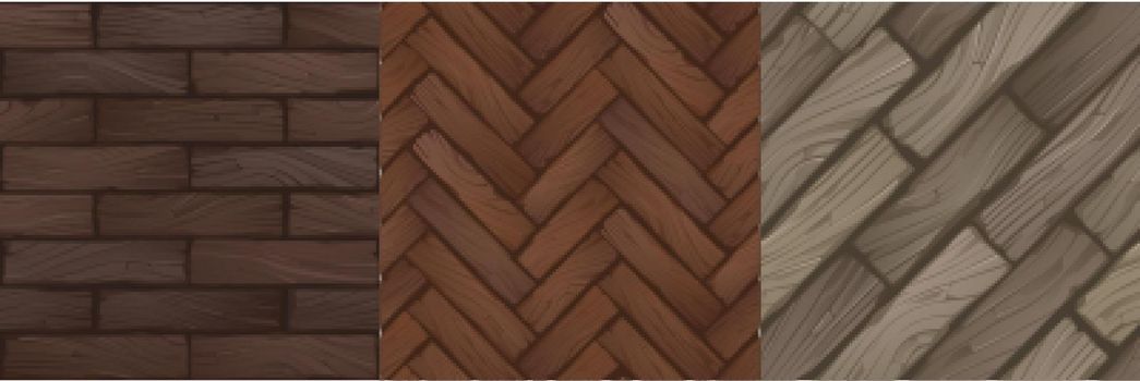 Textures of wood parquet, wooden flooring