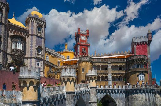 Da Pena Palace, in the Portuguese town of Sintra.