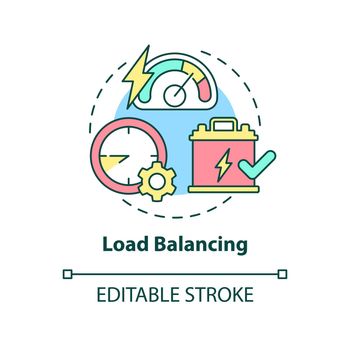 Load balancing concept icon