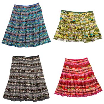 Colorful indian style  skirts