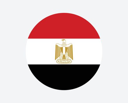 Egypt Round Flag