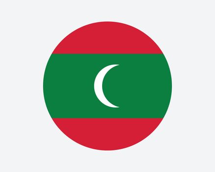 Maldives Round Flag