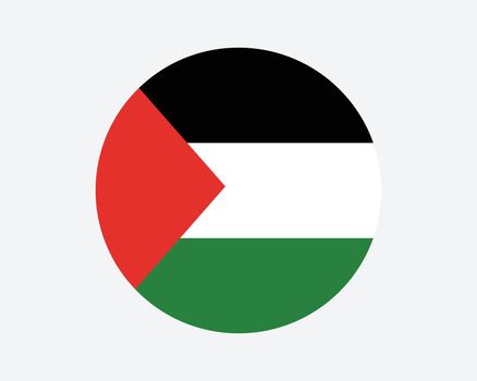 Palestine Round Flag