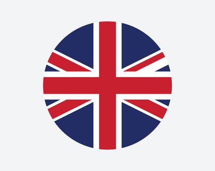 United Kingdom Round Flag