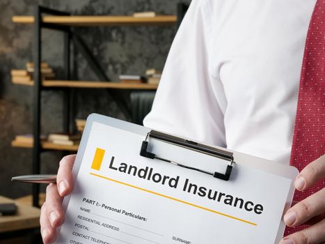 The manager offers an landlord insurance policy in the office.