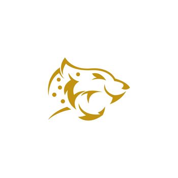 Jaguar icon logo design template illustration