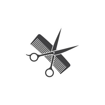 vintage barber shop logo