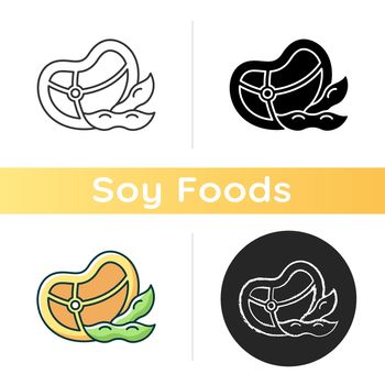 Soy meat icon