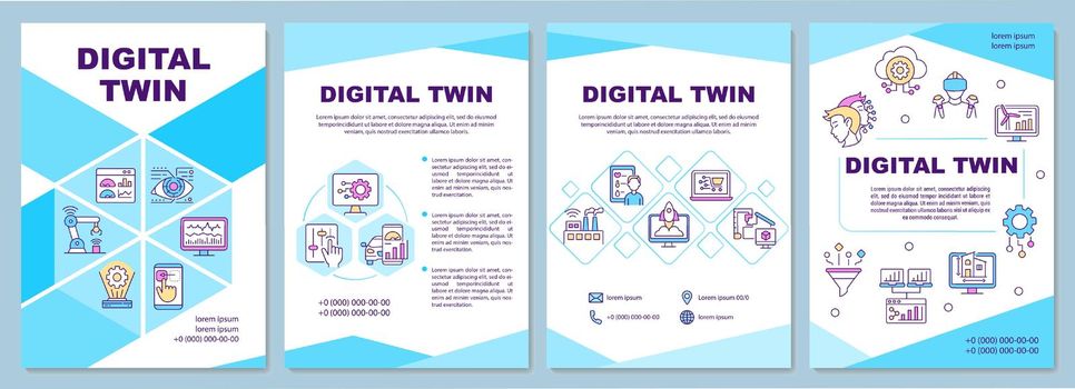 Digital twin brochure template
