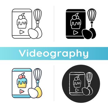 Cooking video icon
