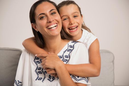 Happy moments between Mother and Daughter at home9