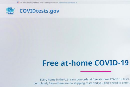 New website established by US federal government for free covid tests