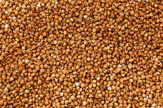 buckwheat food background. Useful cereals for vegetarians