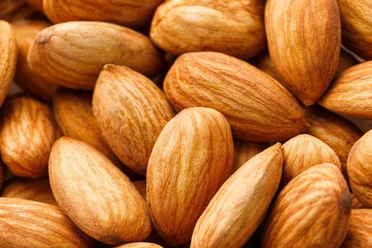 Almond. Almonds macro. Almonds background. Almond nuts