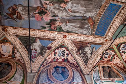 Abbey of Monte Oliveto Maggiore, Tuscany, Italy