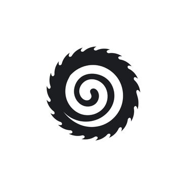 vortex and spiral icon vector illustration design