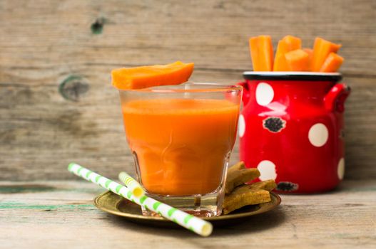 Healthy food fresh carrot