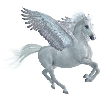 Pegasus Taking Off