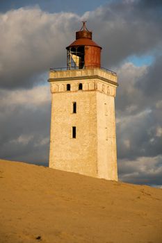 Lighthouse at Rudbjerg Knude was moved