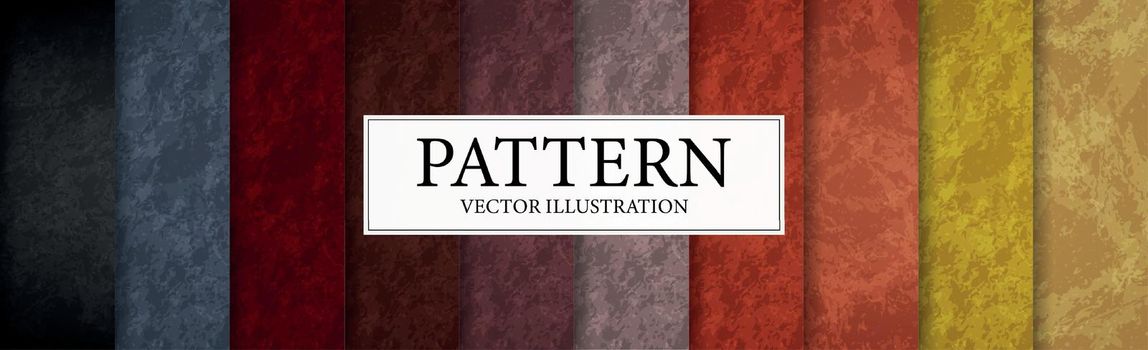 Set of 10 different colorful texture backgrounds - Vector illustration