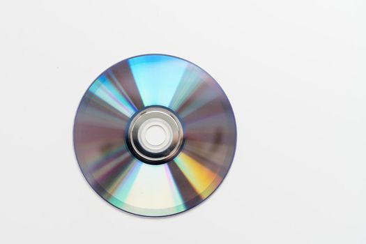 CD disk isolated on white background