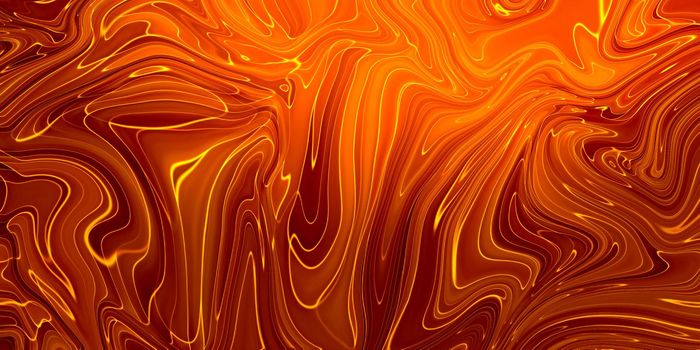 Abstract orange paint background. Acrylic texture with marble pattern
