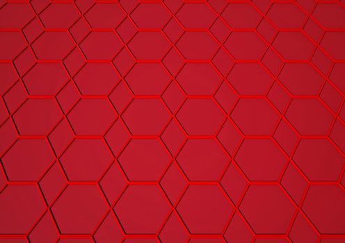 Geometrical structure background. 3D rendering.