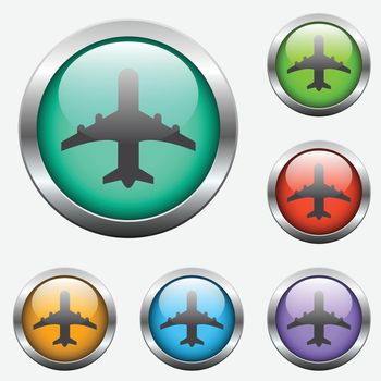 airplane glass buttons