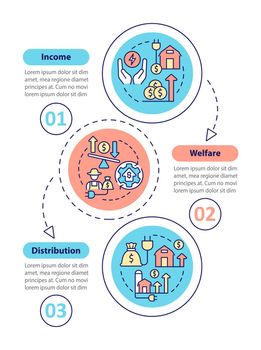 Impact of rural electrification vertical infographic template
